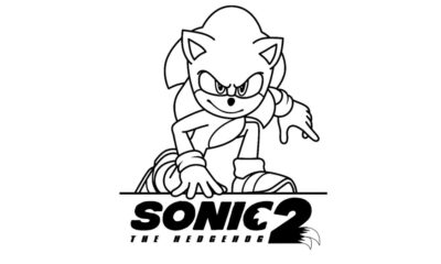 sonic coloring pages